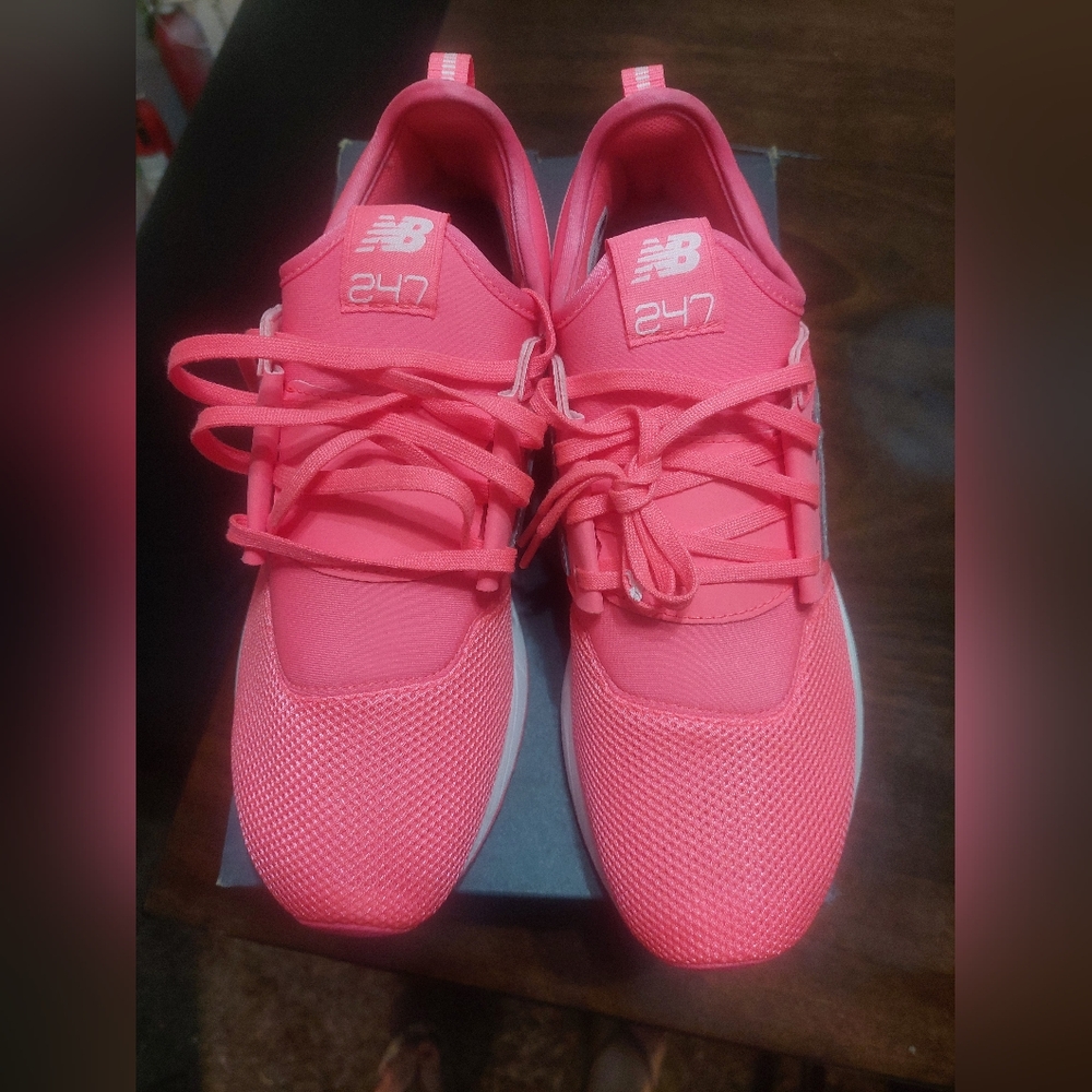New Balance Women's Bright Pink Athletic Shoes